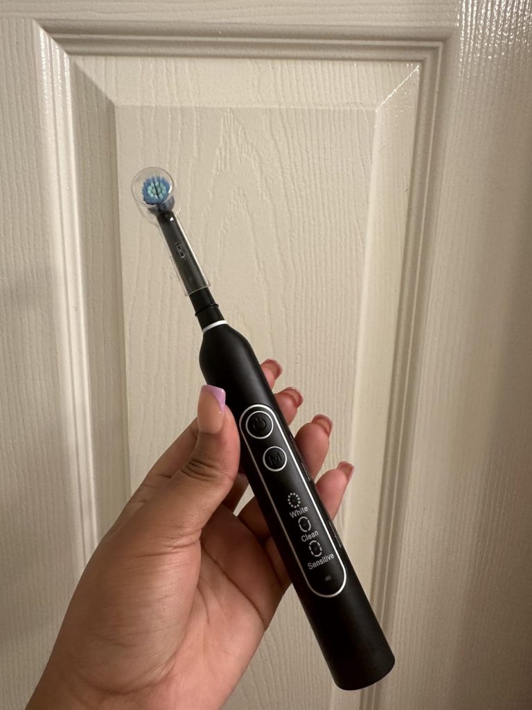 Rotating Electric Toothbrush for Adults with 8 Brush Heads