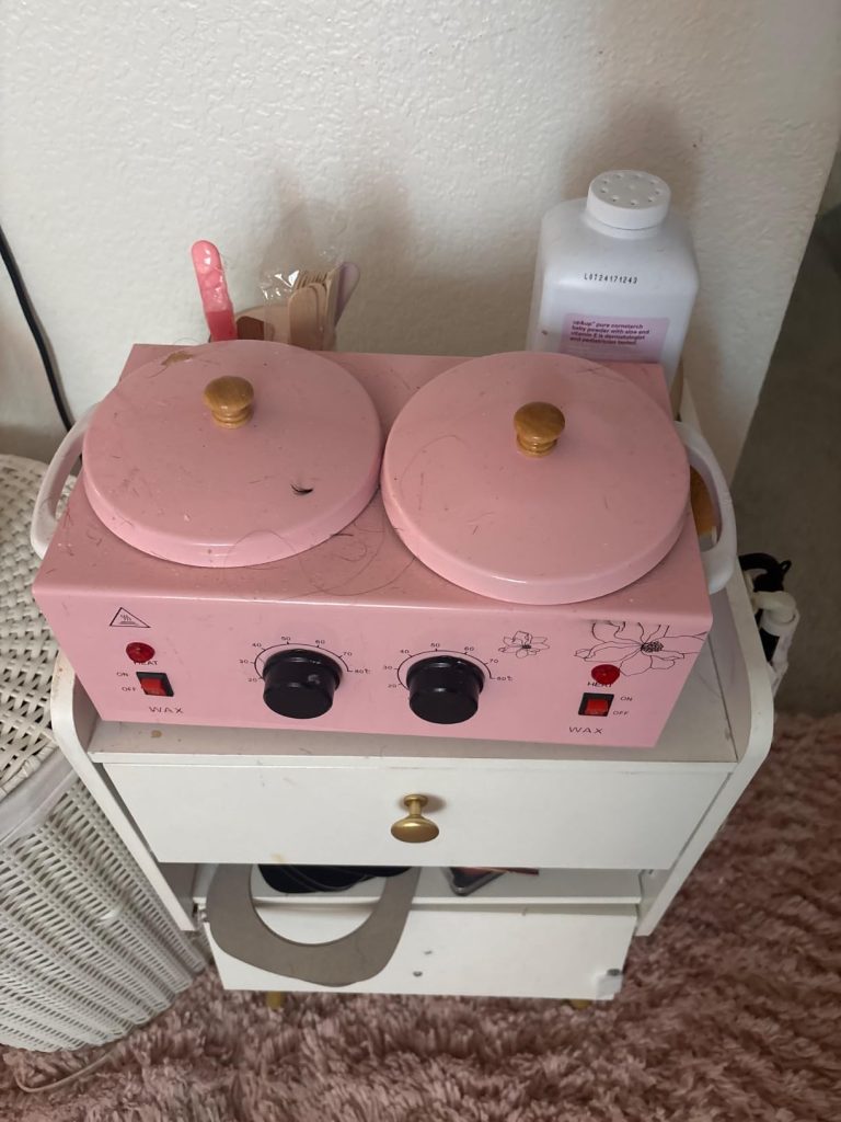 Portable Wax Warmer with Adjustable Temperature and Wax Sticks
