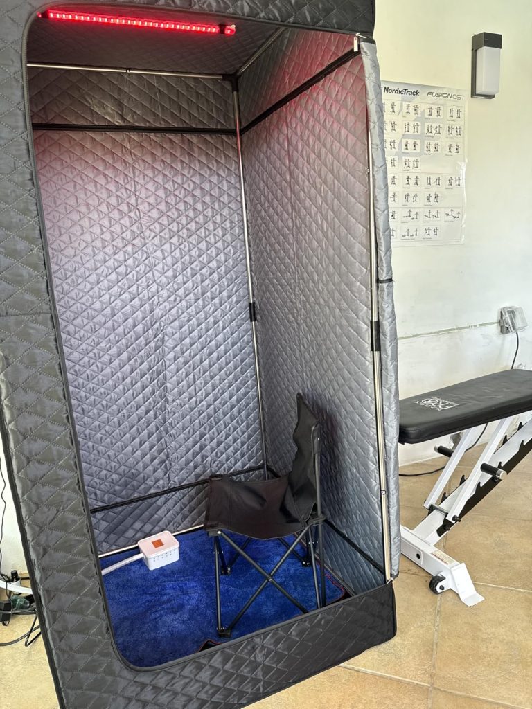 Infrared Portable Steam Sauna Box with 3L Steamer 