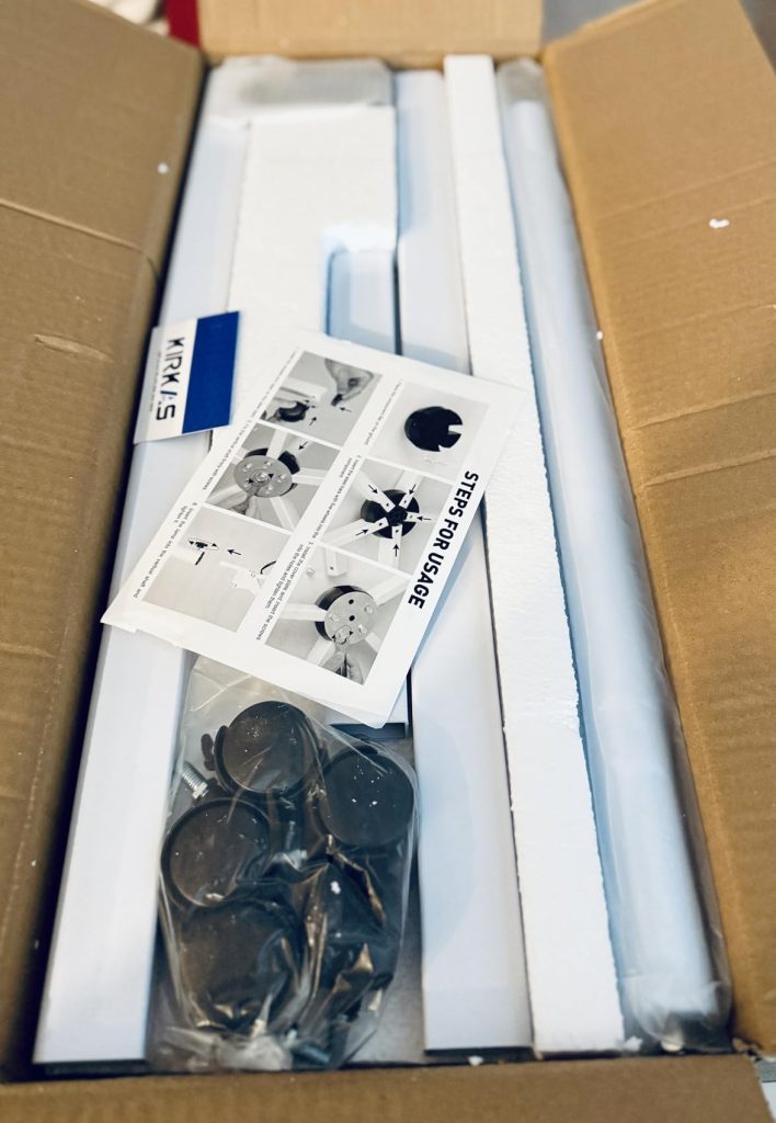 KIRKAS Esthetician Magnifying Floor Lamp with 10X Magnifying Glass