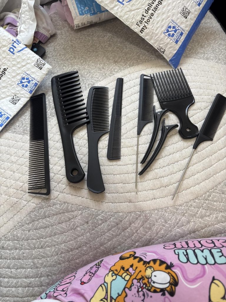 SALONSILK 4PCS Professional Comb Set for Men and Women