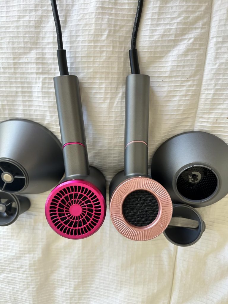 Hair Blow Dryer with Diffuser, 1800W Ionic Travel Hair Dryer