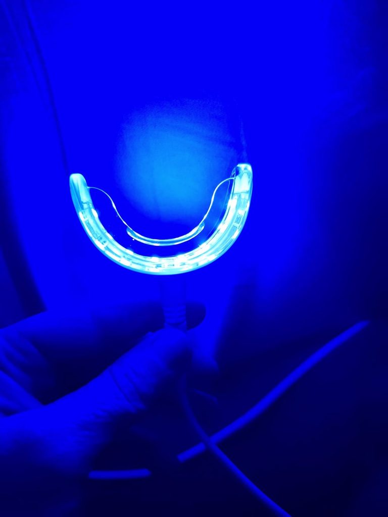 Professional Teeth Whitening Kit with LED Accelerator Light