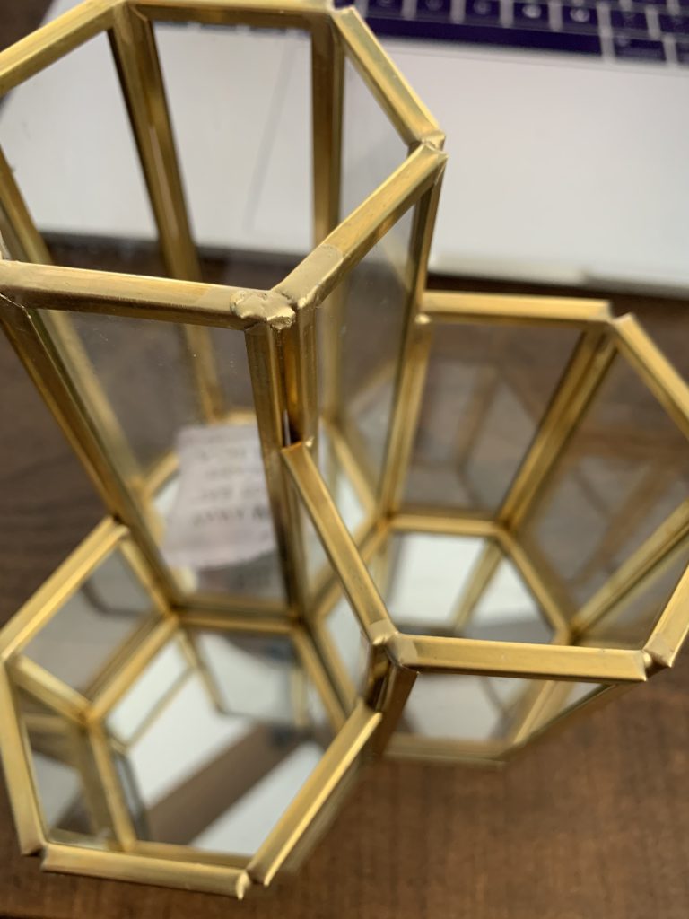 K COOL Decorative Makeup Brush Holder for Desk Organizer