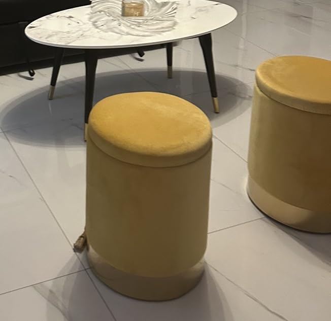 Yusong Upholstered Vanity Stool Bench for Makeup Room